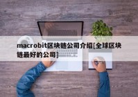 macrobit区块链公司介绍[全球区块链最好的公司]